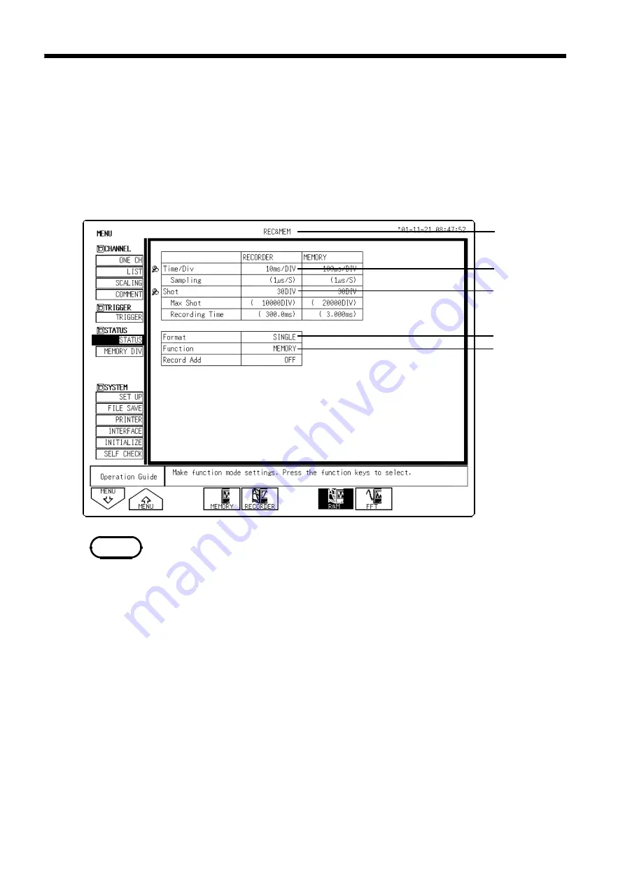 Hioki MEMORY HiCORDER 8855 Instruction Manual Download Page 54