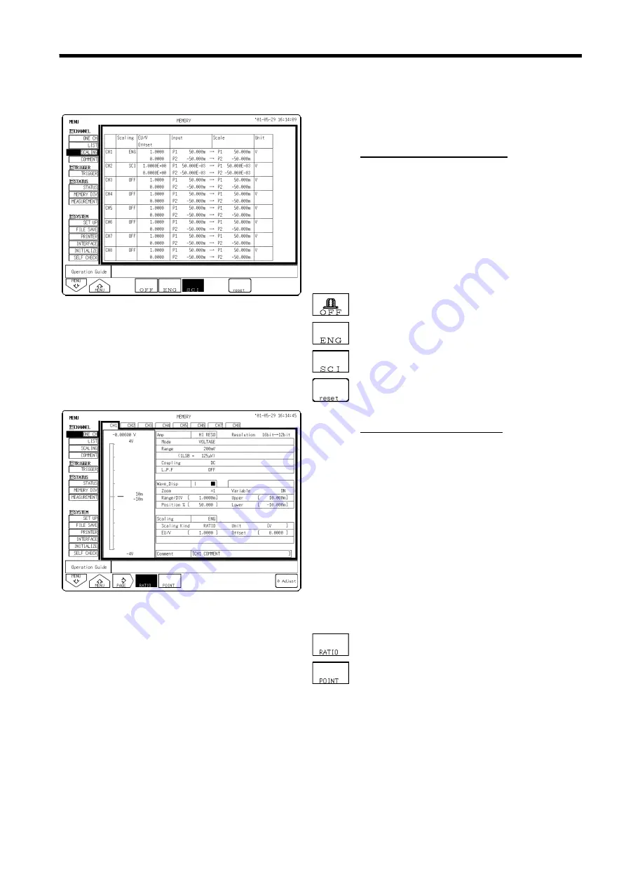 Hioki MEMORY HiCORDER 8855 Instruction Manual Download Page 123