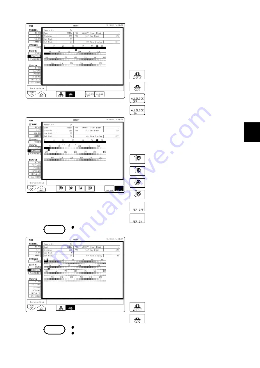 Hioki MEMORY HiCORDER 8855 Instruction Manual Download Page 155