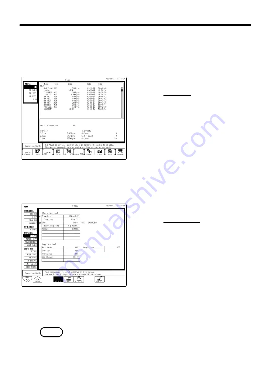 Hioki MEMORY HiCORDER 8855 Instruction Manual Download Page 190