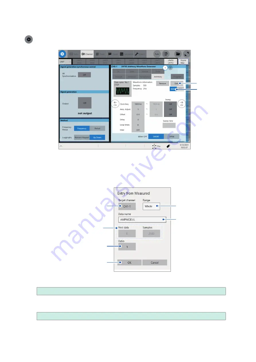 Hioki Memory HiCorder MR6000 Instruction Manual Download Page 96