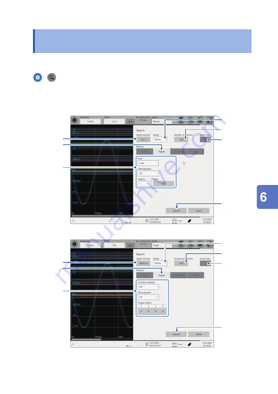 Hioki Memory HiCorder MR6000 Скачать руководство пользователя страница 157