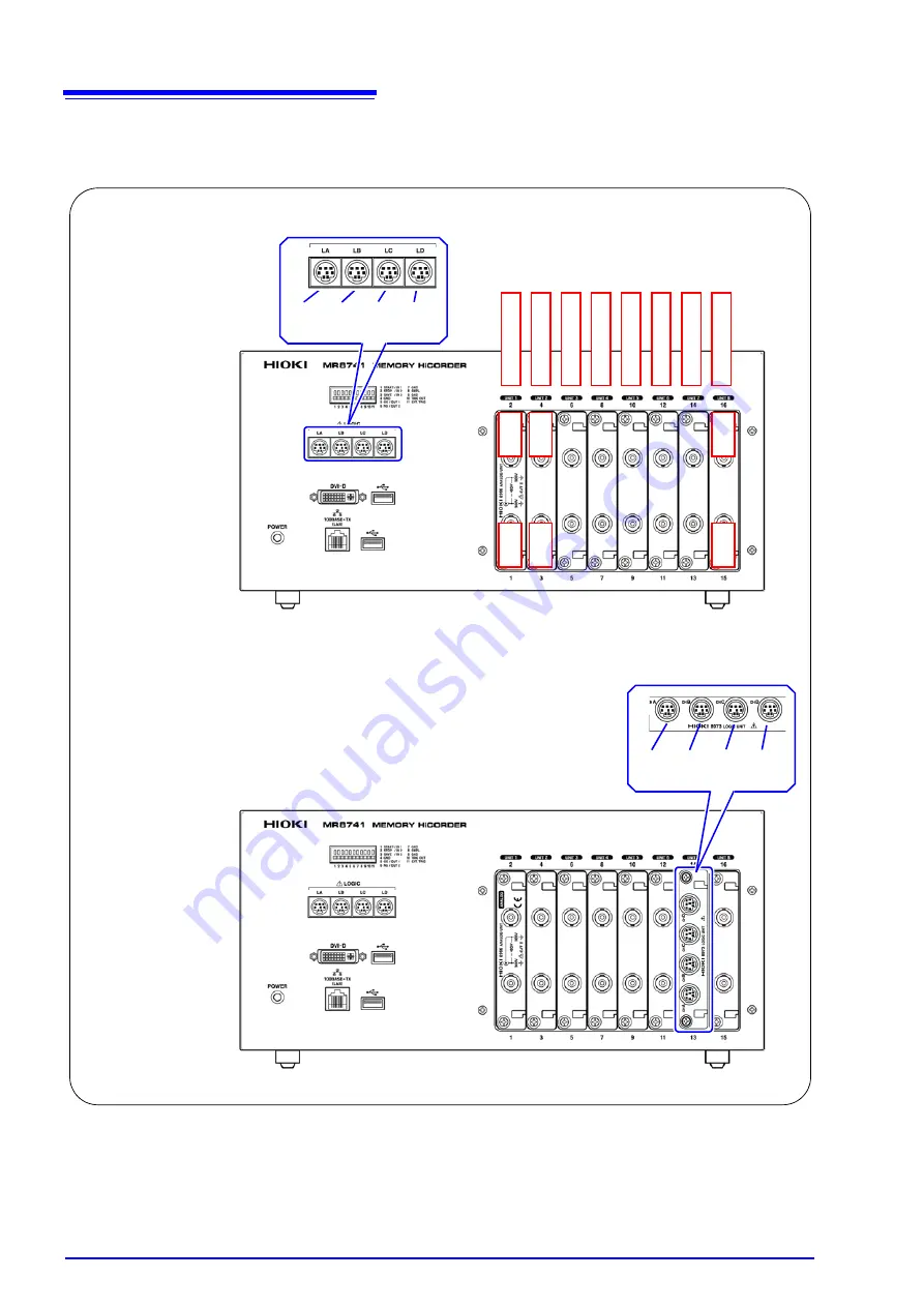 Hioki MR8740 Instruction Manual Download Page 50