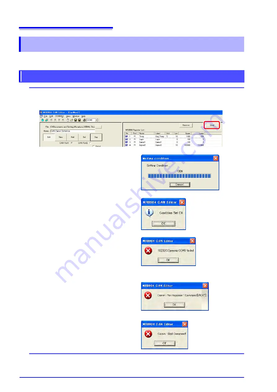 Hioki MR8904 Instruction Manual Download Page 50