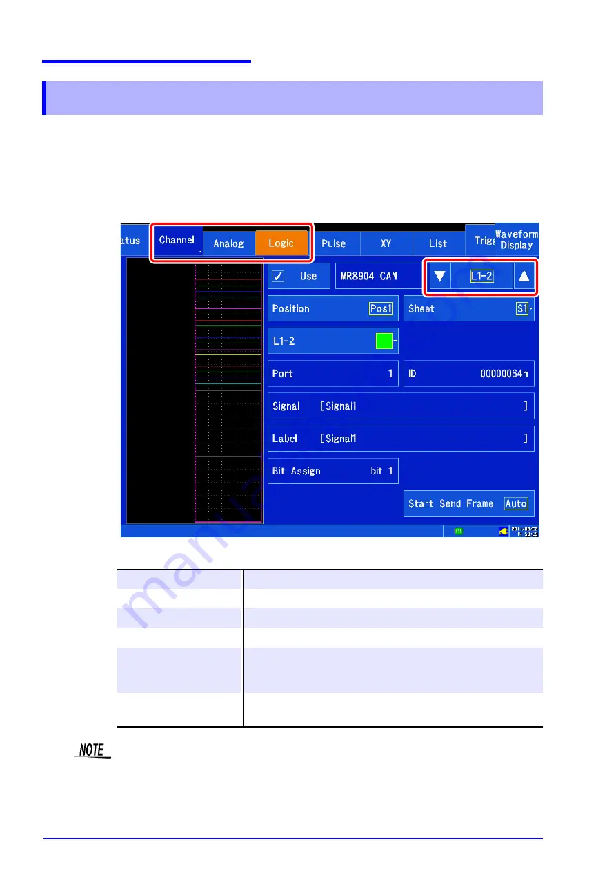 Hioki MR8904 Instruction Manual Download Page 58