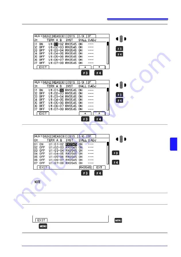 Hioki RM3545 Instruction Manual Download Page 163