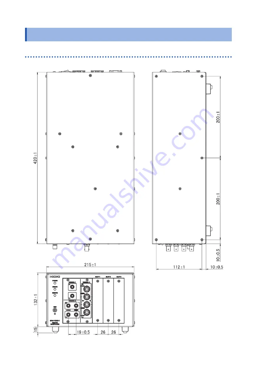 Hioki SW1001 Instruction Manual Download Page 156