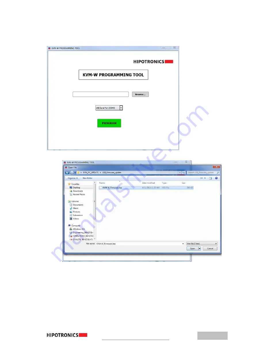 HIPOTRONICS KVM-W Series Operating Instructions Manual Download Page 23