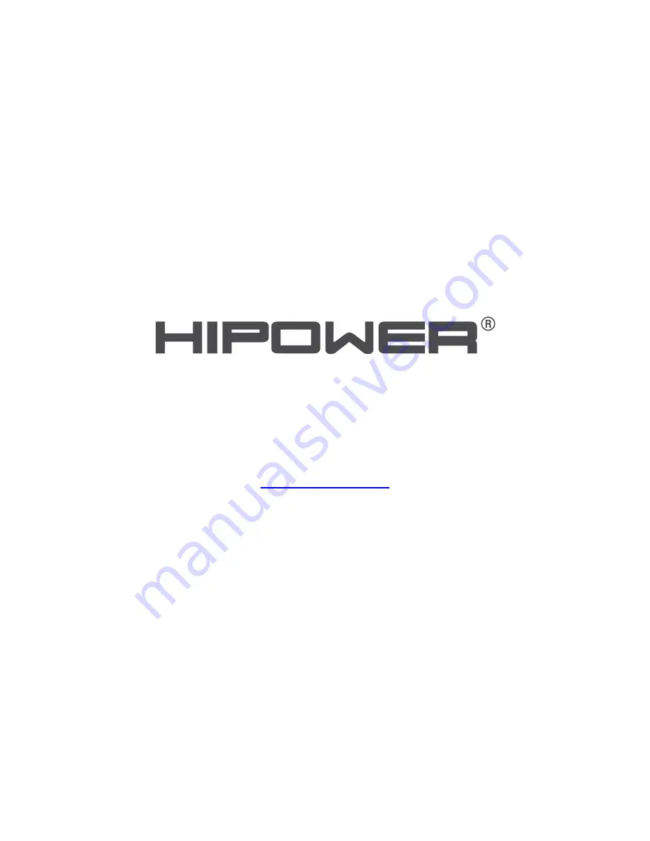 HIPower HW400A Service Manual Download Page 40