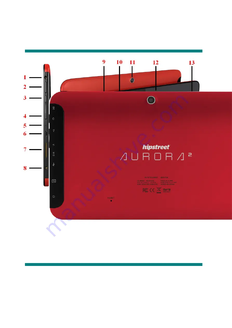 Hipstreet Aurora 2 HS-7DTB14 User Manual Download Page 5