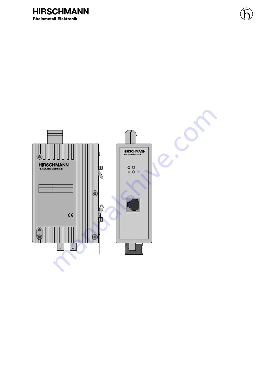 Hirschmann 943 633-001 Скачать руководство пользователя страница 1