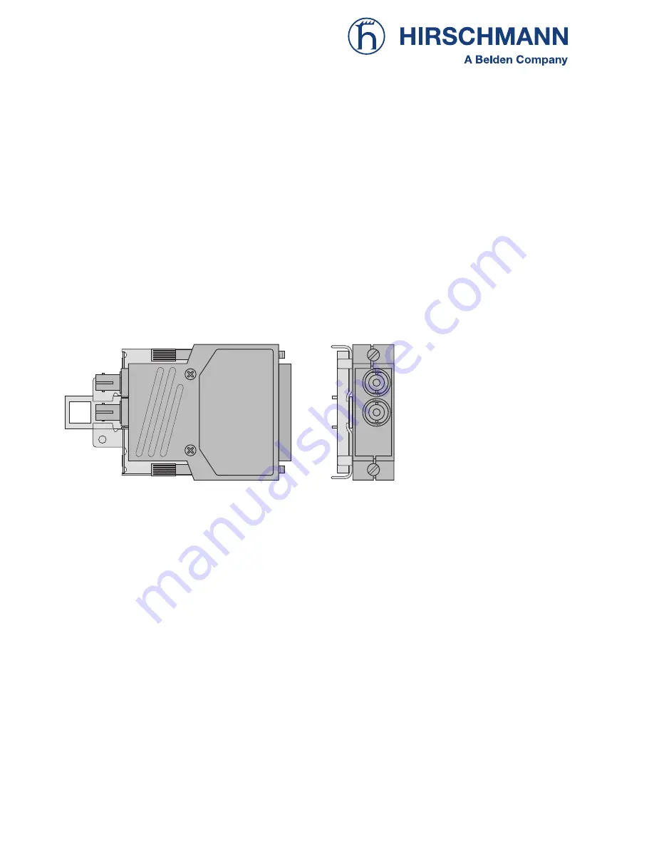 Hirschmann OZDV 114 B Description And Operating Instructions Download Page 1