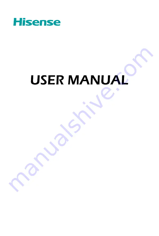 Hisense 32A5600F User Manual Download Page 1