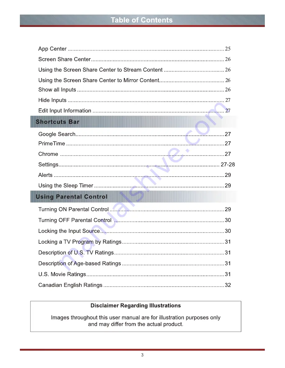 Hisense 55K600GW Vidaa TV Manual Download Page 11