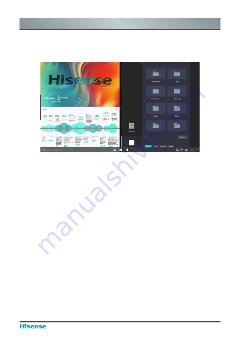 Hisense 65WR6BE User Manual Download Page 57