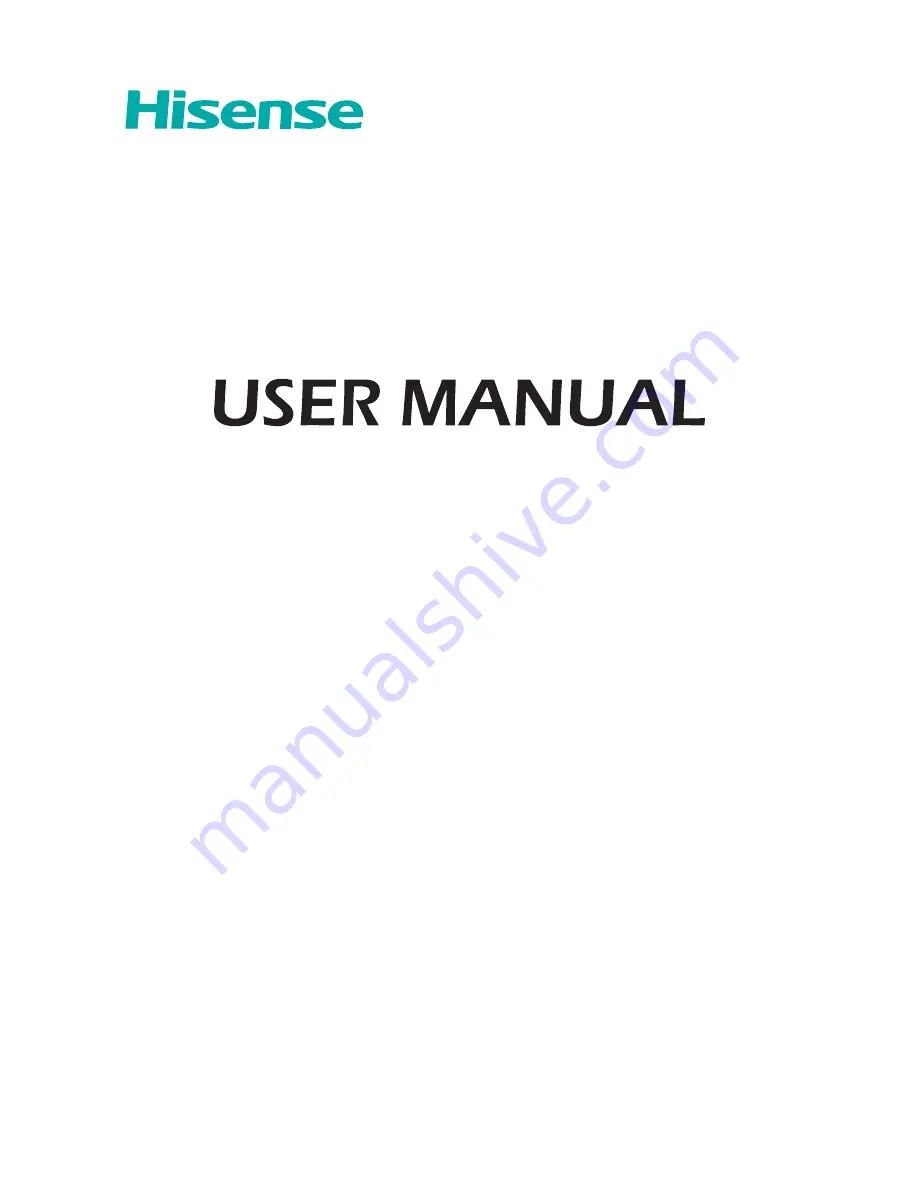 Hisense A6250 User Manual Download Page 1