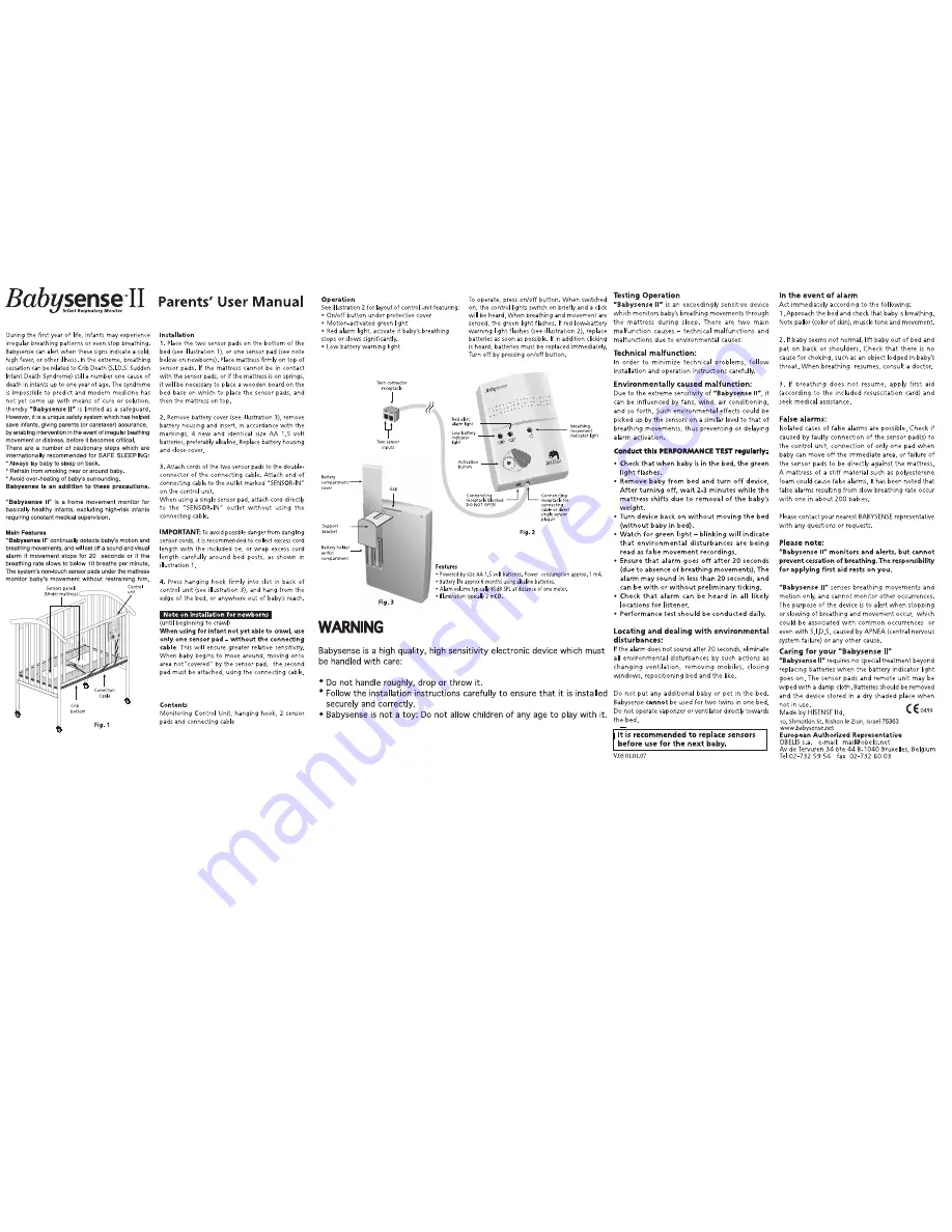 Hisense Babysense2 User Manual Download Page 1