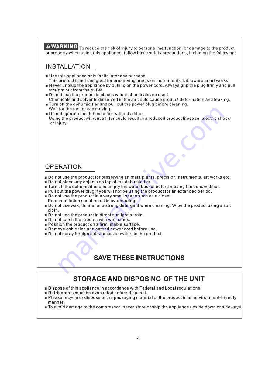 Hisense DH5021KP1W Use & Care Manual Download Page 5