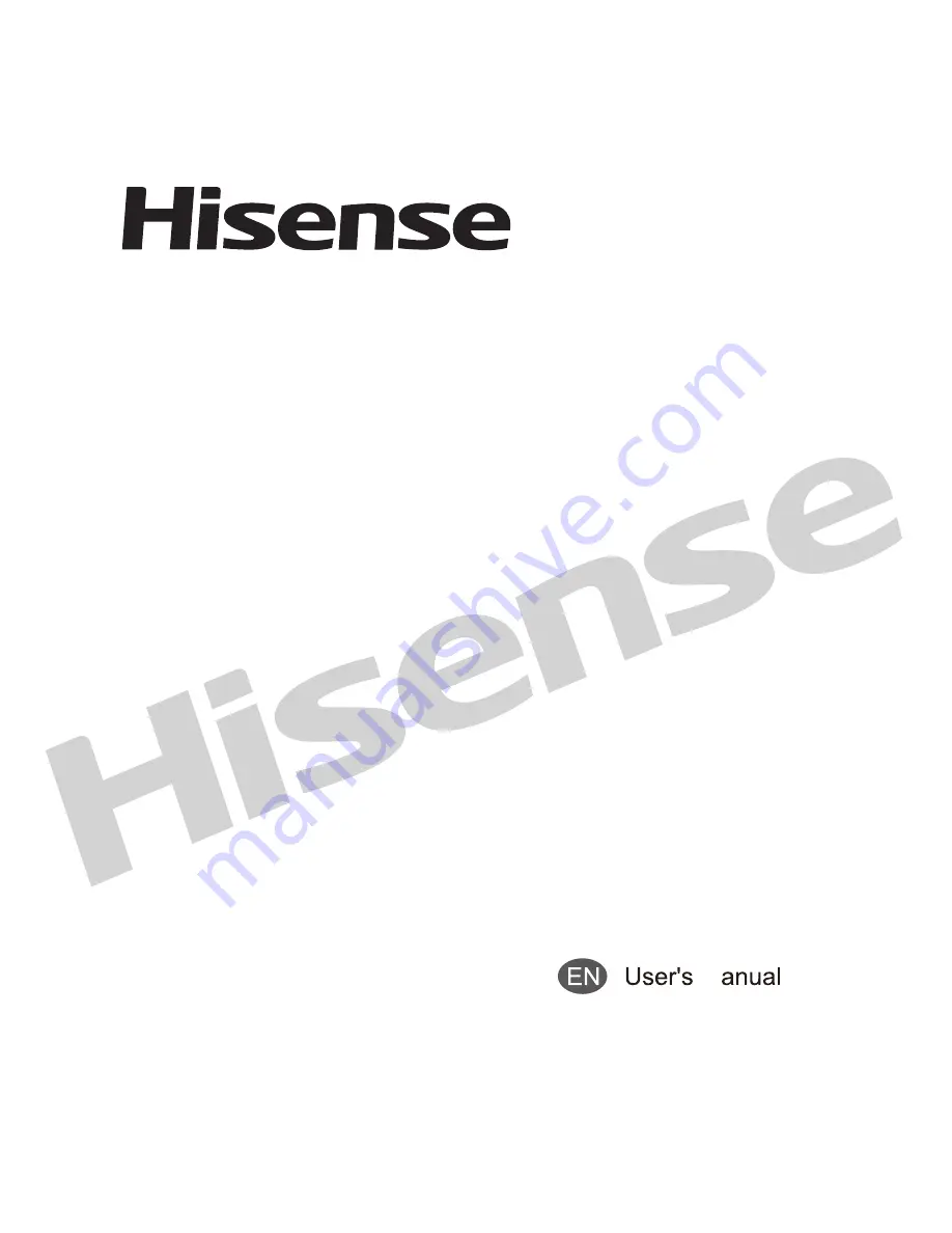 Hisense FC34D6AWE Скачать руководство пользователя страница 1