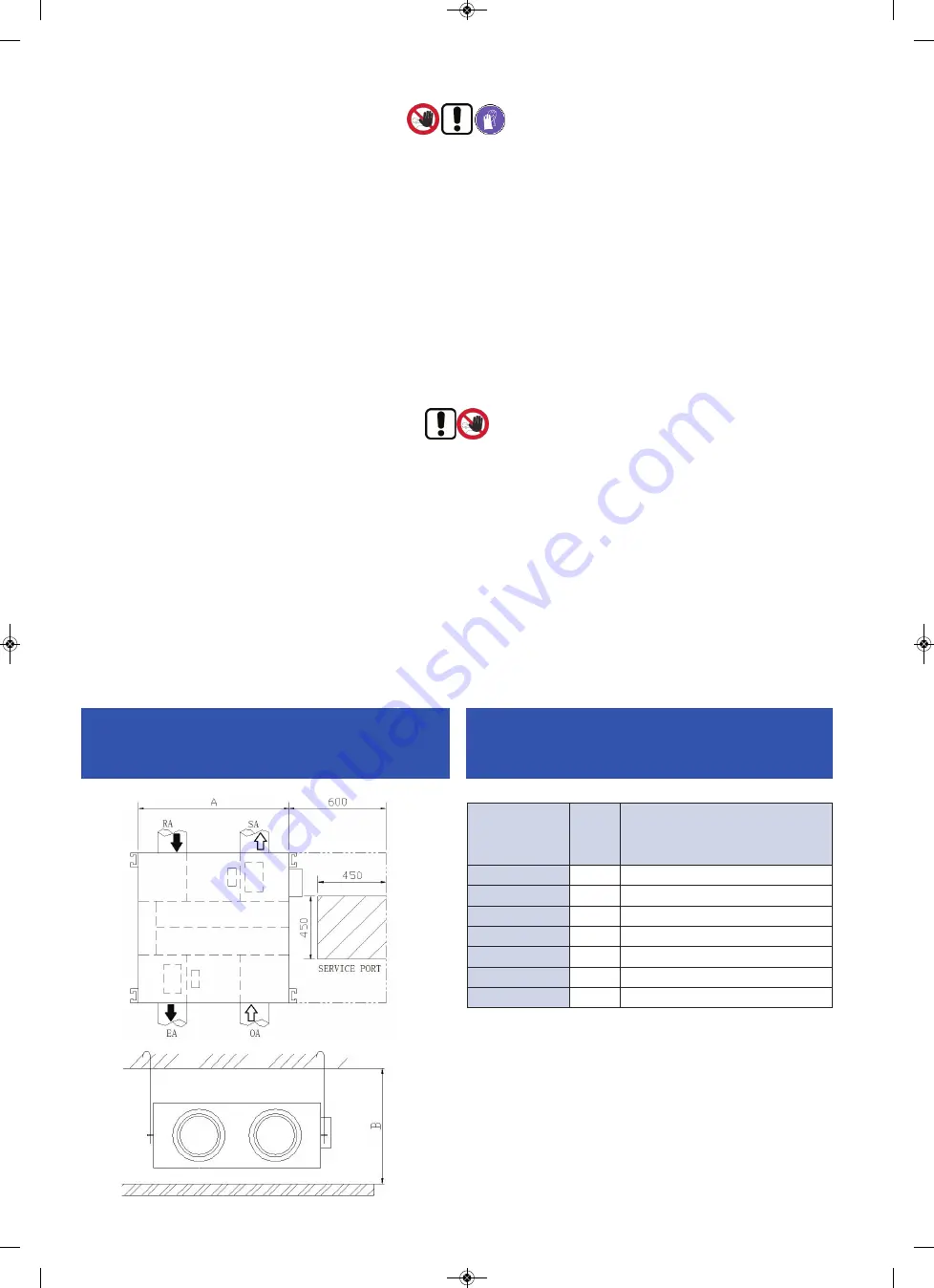 Hisense HKF-D1EC Instructions For Installation, Use And Maintenance Manual Download Page 12