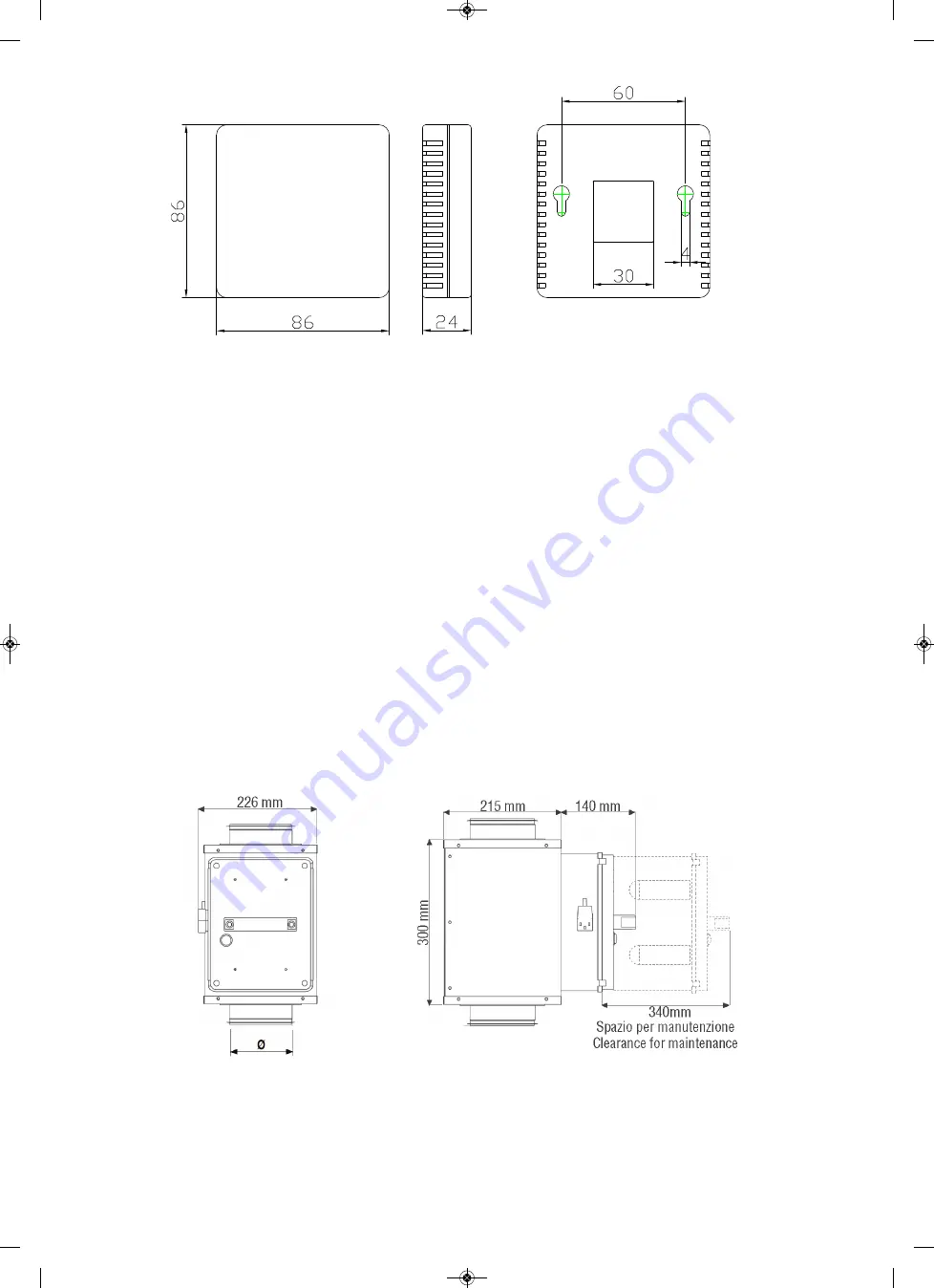 Hisense HKF-D1EC Instructions For Installation, Use And Maintenance Manual Download Page 30