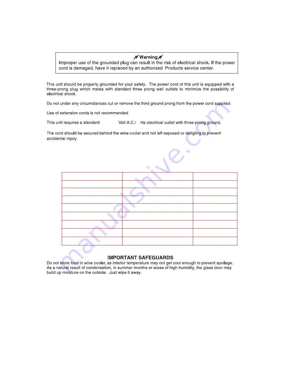 Hisense HR6TFF342 User'S Operation Manual Download Page 6