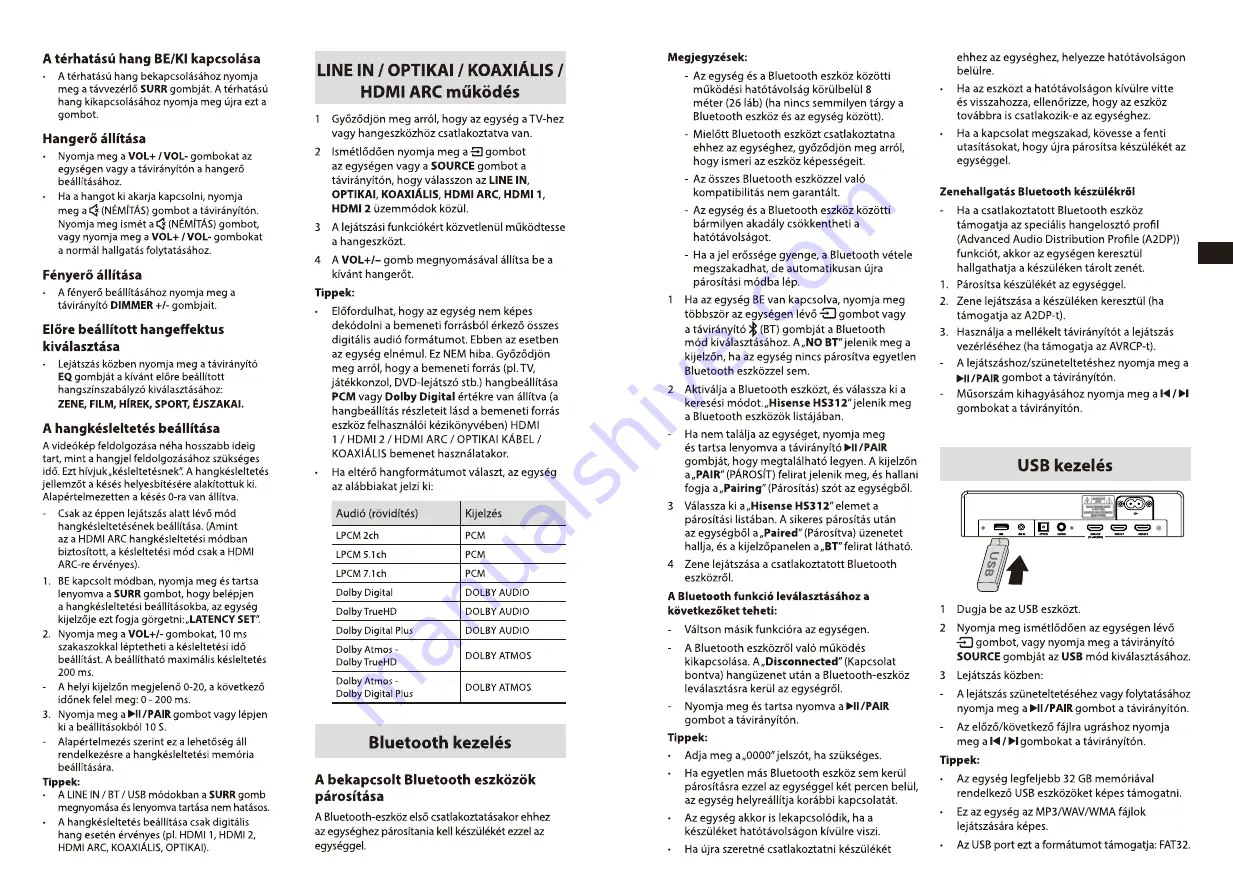 Hisense HS312 User Manual Download Page 52