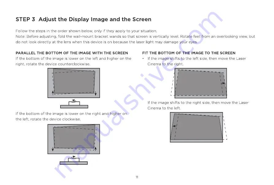 Hisense LASER CINEMA PX1 Quick Setup Manual Download Page 13