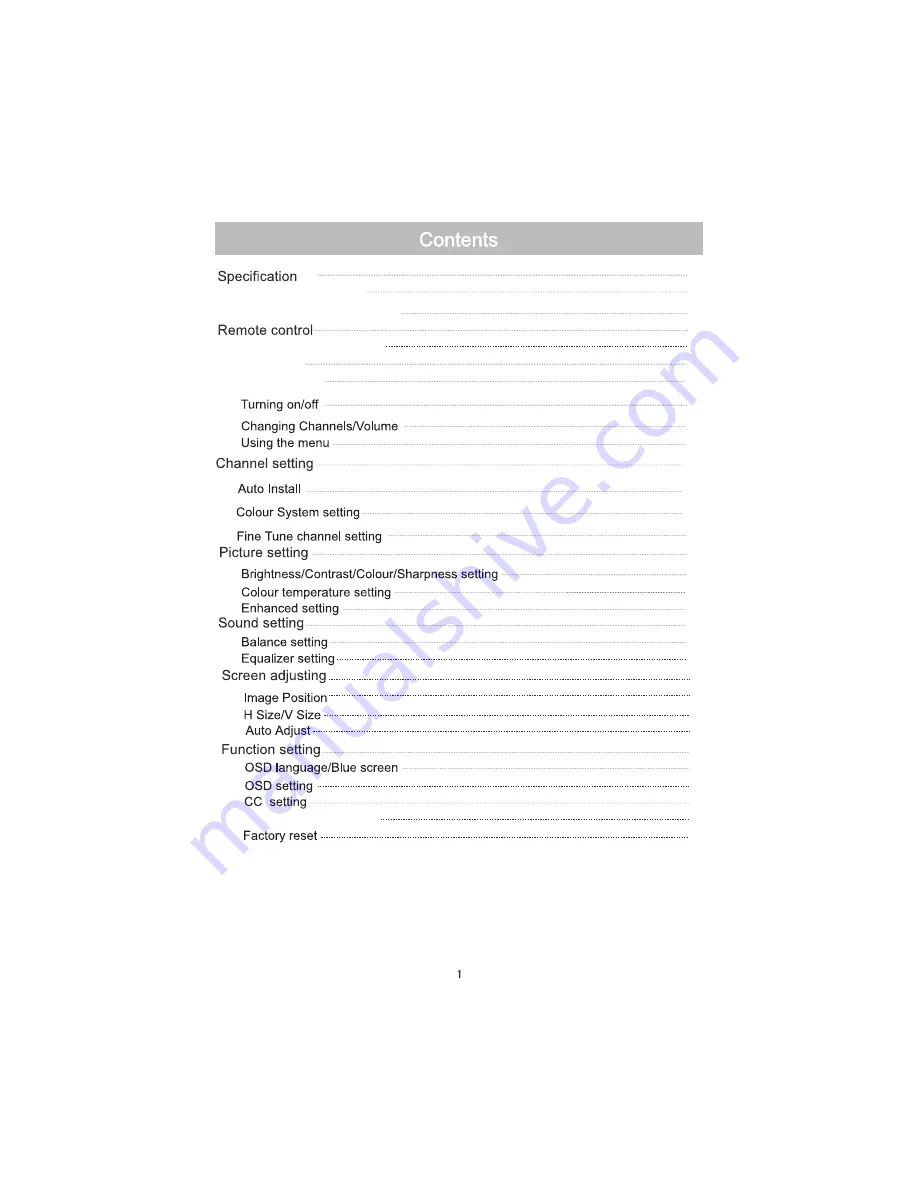 Hisense LCD15W57CA User Manual Download Page 2