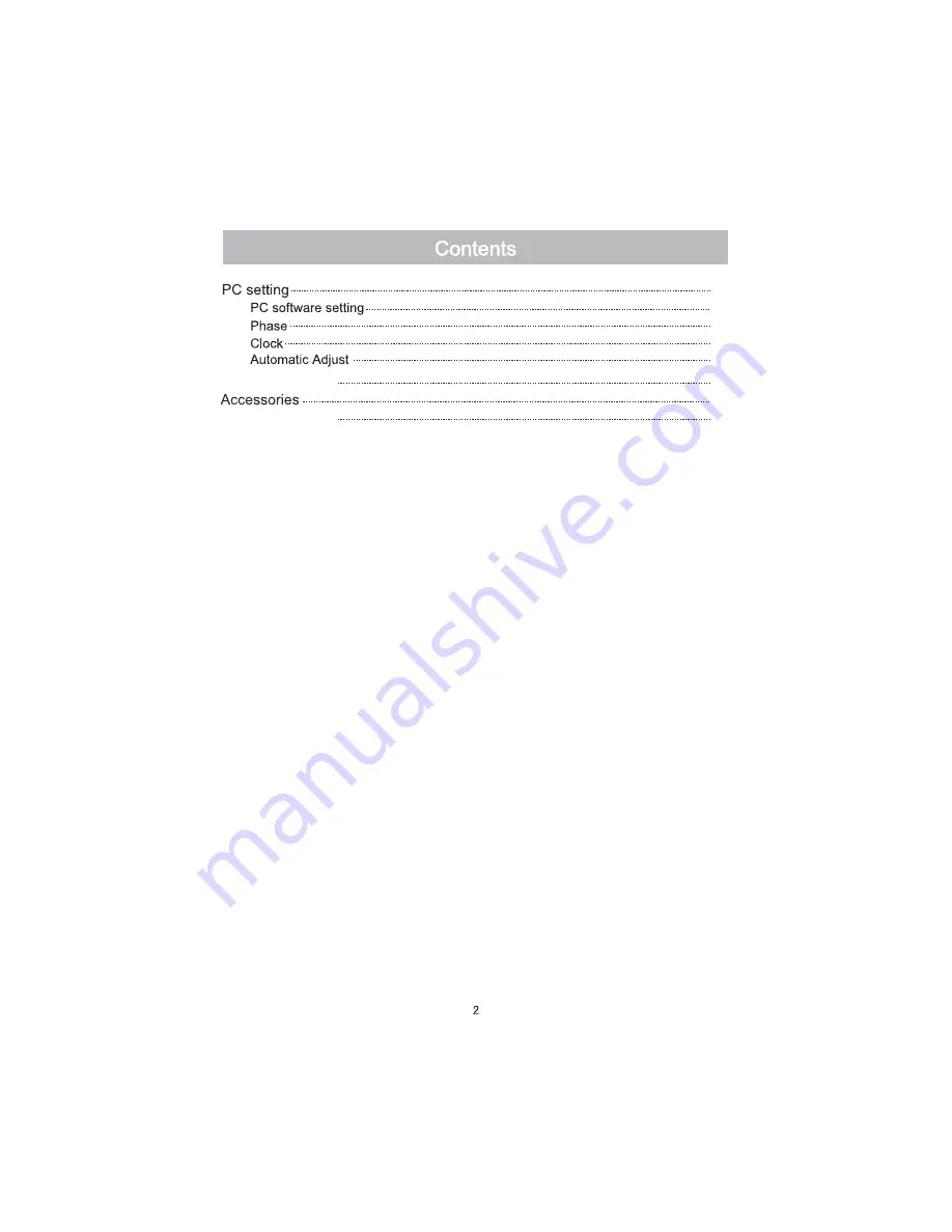 Hisense LCD15W57CA User Manual Download Page 3