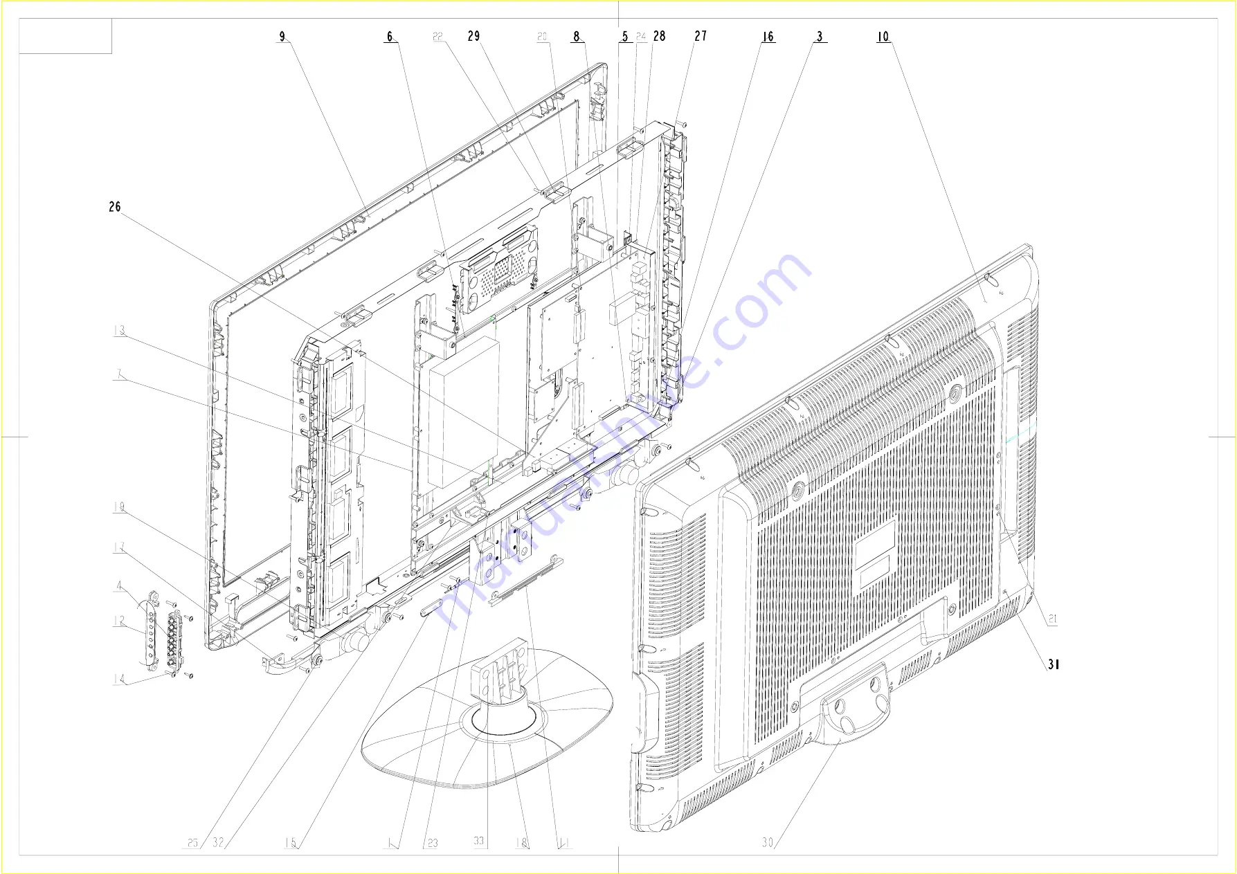 Hisense LCD40V57CA Service Manual Download Page 46