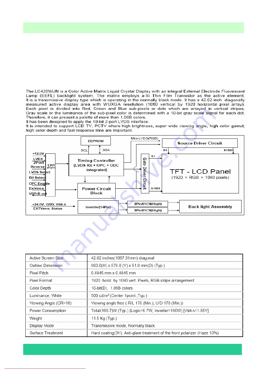 Hisense LCD42P69P Service Manual Download Page 13