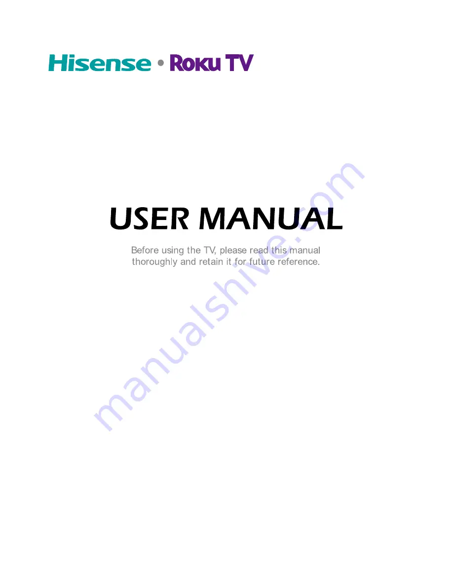 Hisense LCDF0104 User Manual Download Page 1