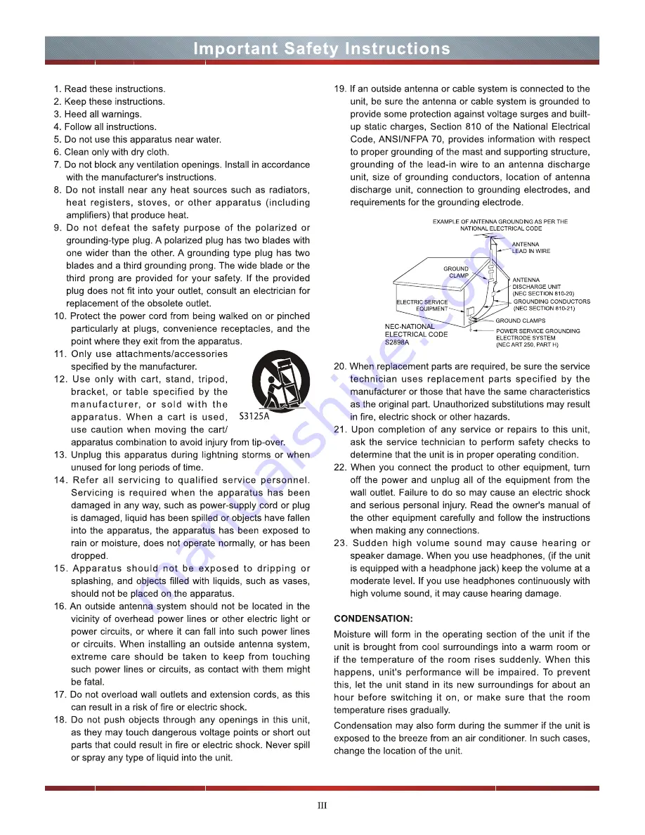 Hisense LTDN46V86US Manual Download Page 3