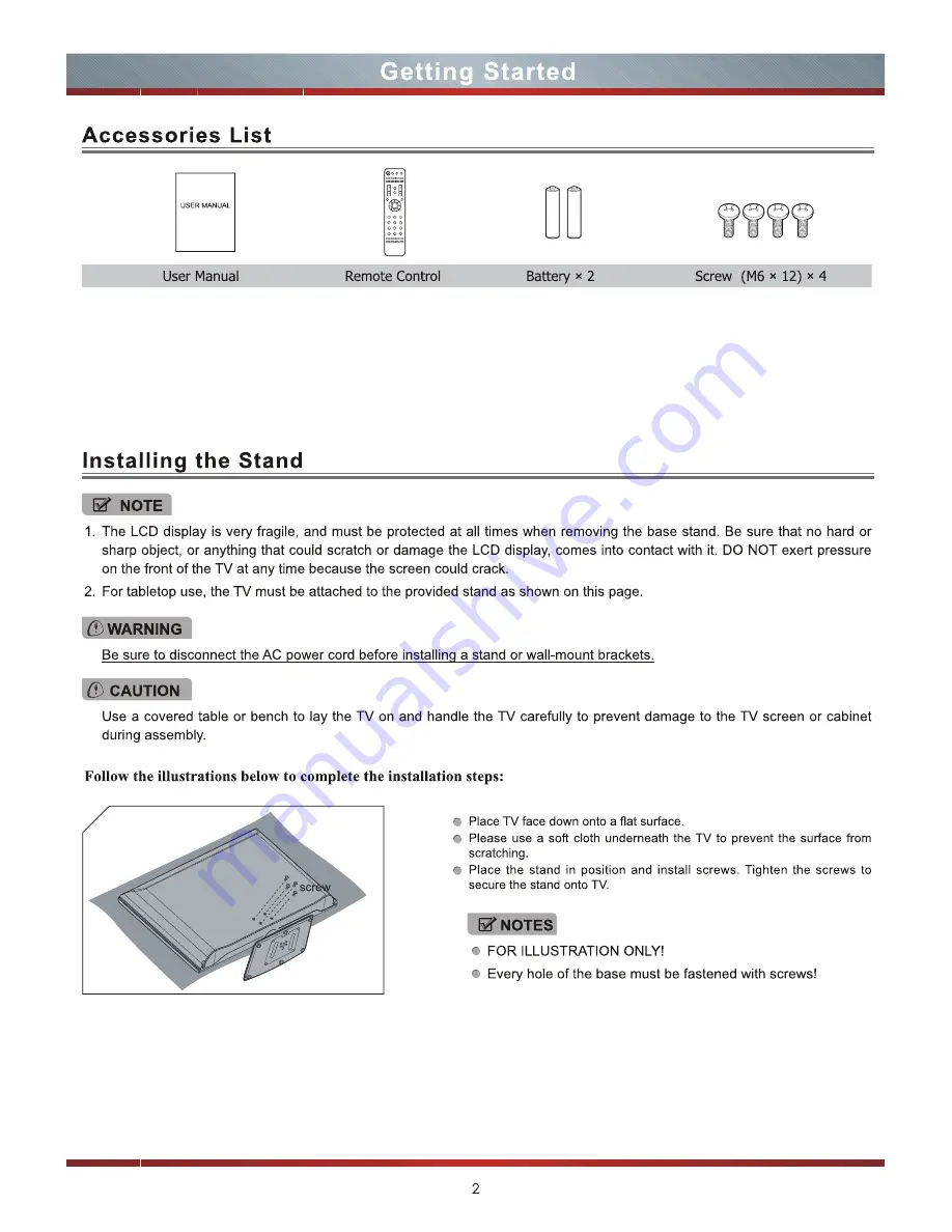 Hisense LTDN46V86US Manual Download Page 6