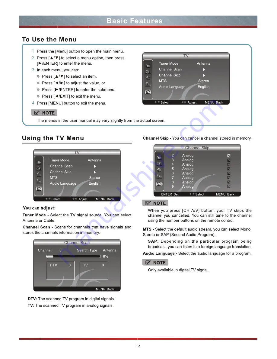 Hisense LTDN46V86US Manual Download Page 18