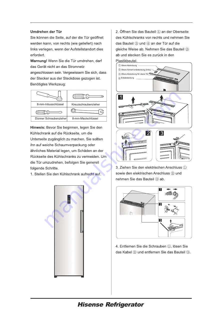 Hisense RS-34WC4SIA User'S Operation Manual Download Page 11