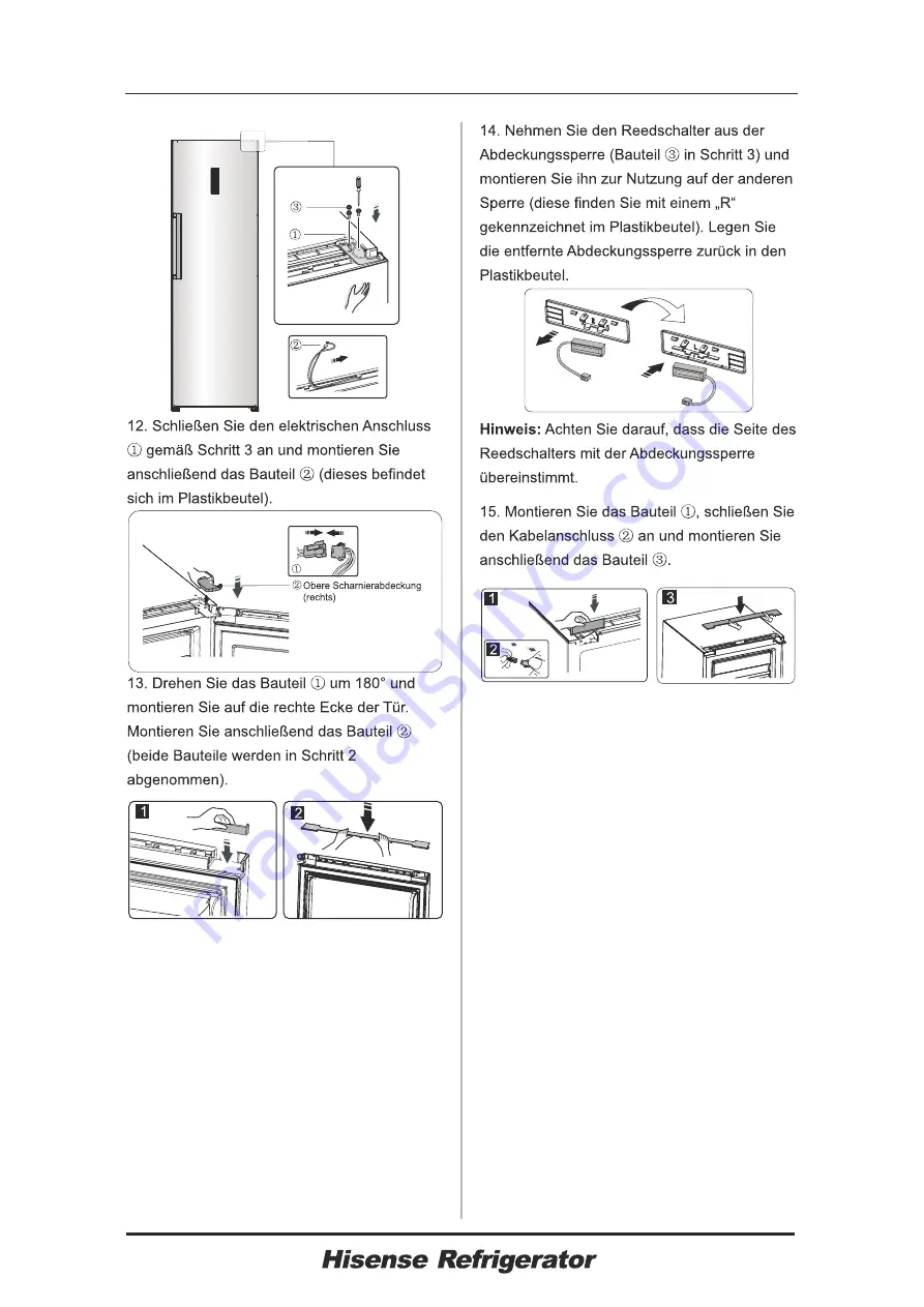 Hisense RS-34WC4SIA User'S Operation Manual Download Page 13