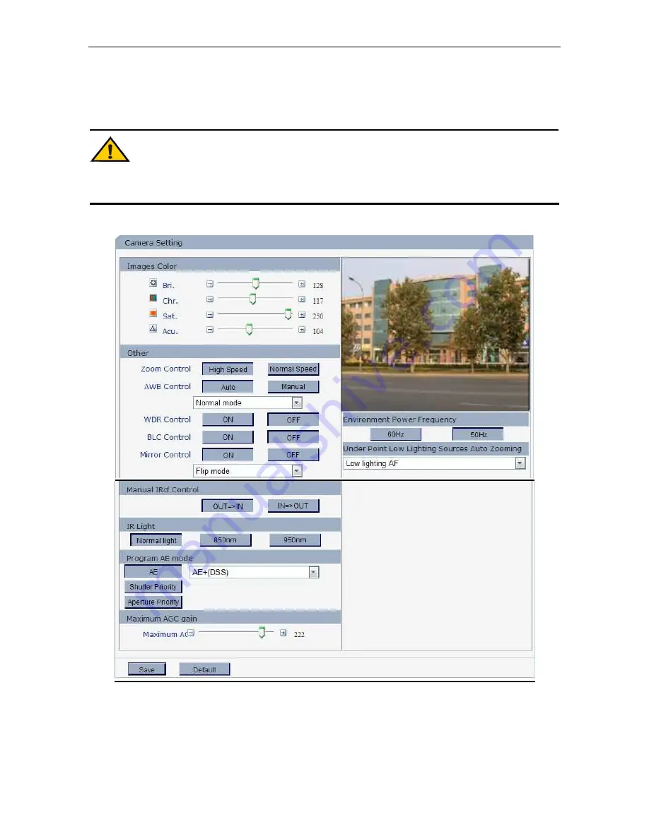 HISTREAM HD IP Speed Dome Camera User Manual Download Page 42