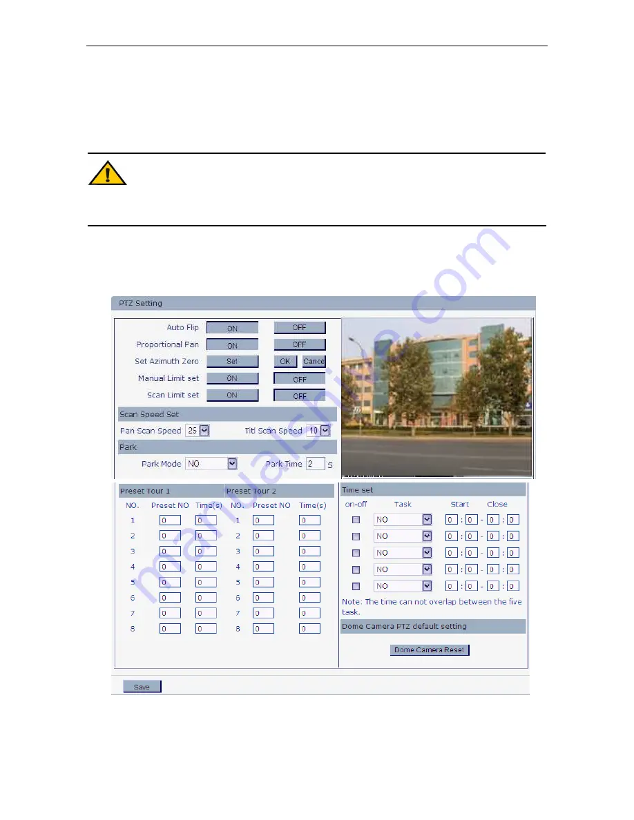 HISTREAM HD IP Speed Dome Camera User Manual Download Page 47