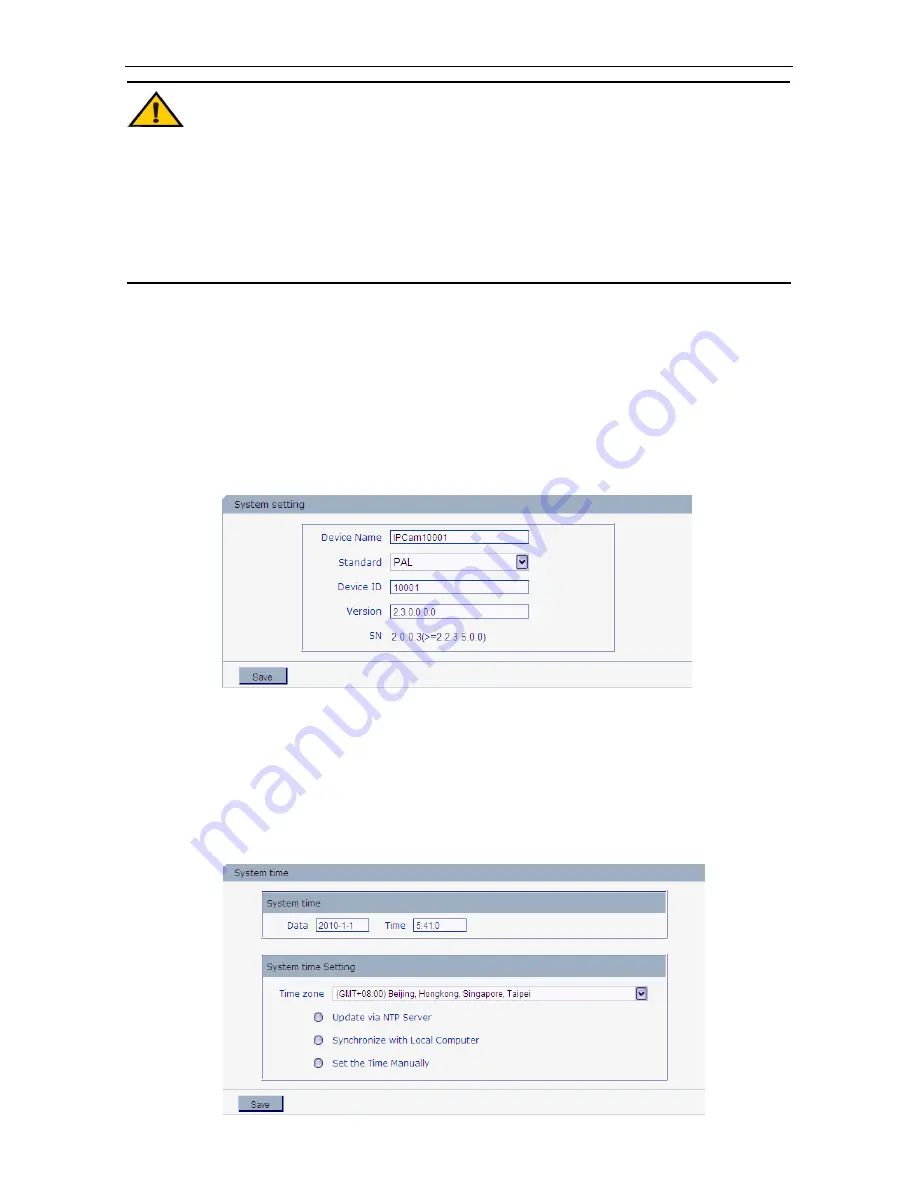 HISTREAM HD IP Speed Dome Camera User Manual Download Page 49