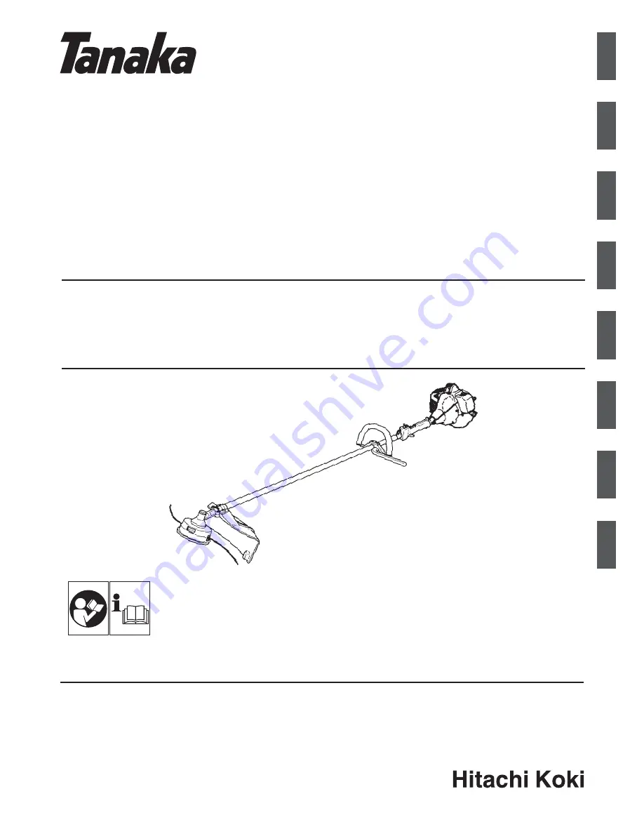 Hitachi Koki TBC-290 Handling Instructions Manual Download Page 1