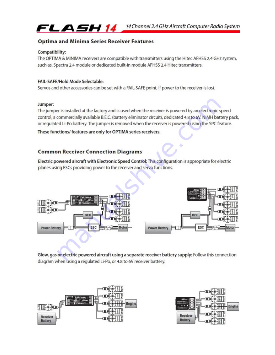 HITEC FLASH 14 Manual Download Page 15