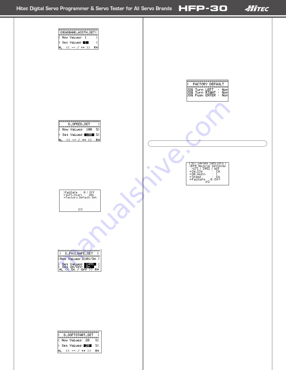 HITEC HFP-30 Instruction Manual Download Page 4