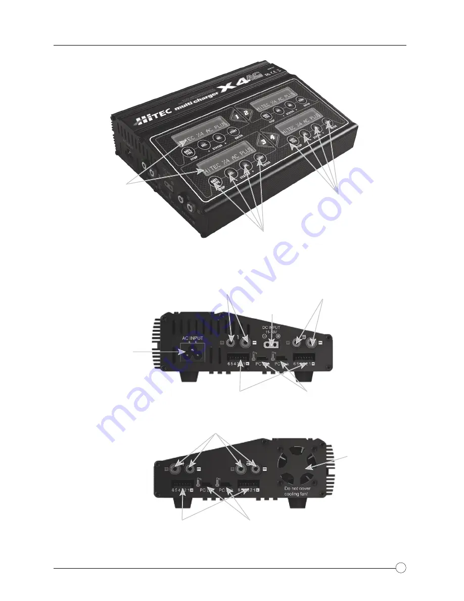 HITEC multi cahrger X4 AC Plus Instruction Manual Download Page 5