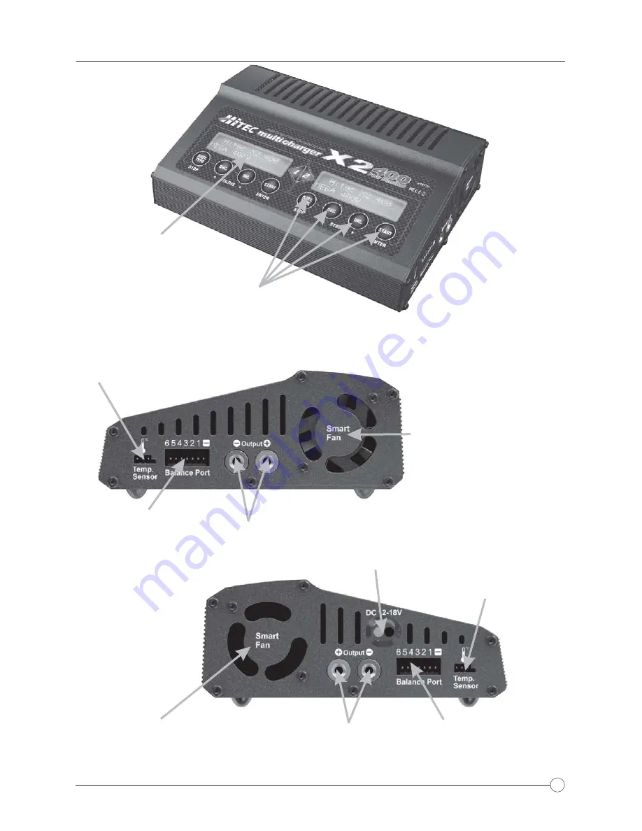 HITEC Multi-Charger X2-400 Instruction Manual Download Page 5