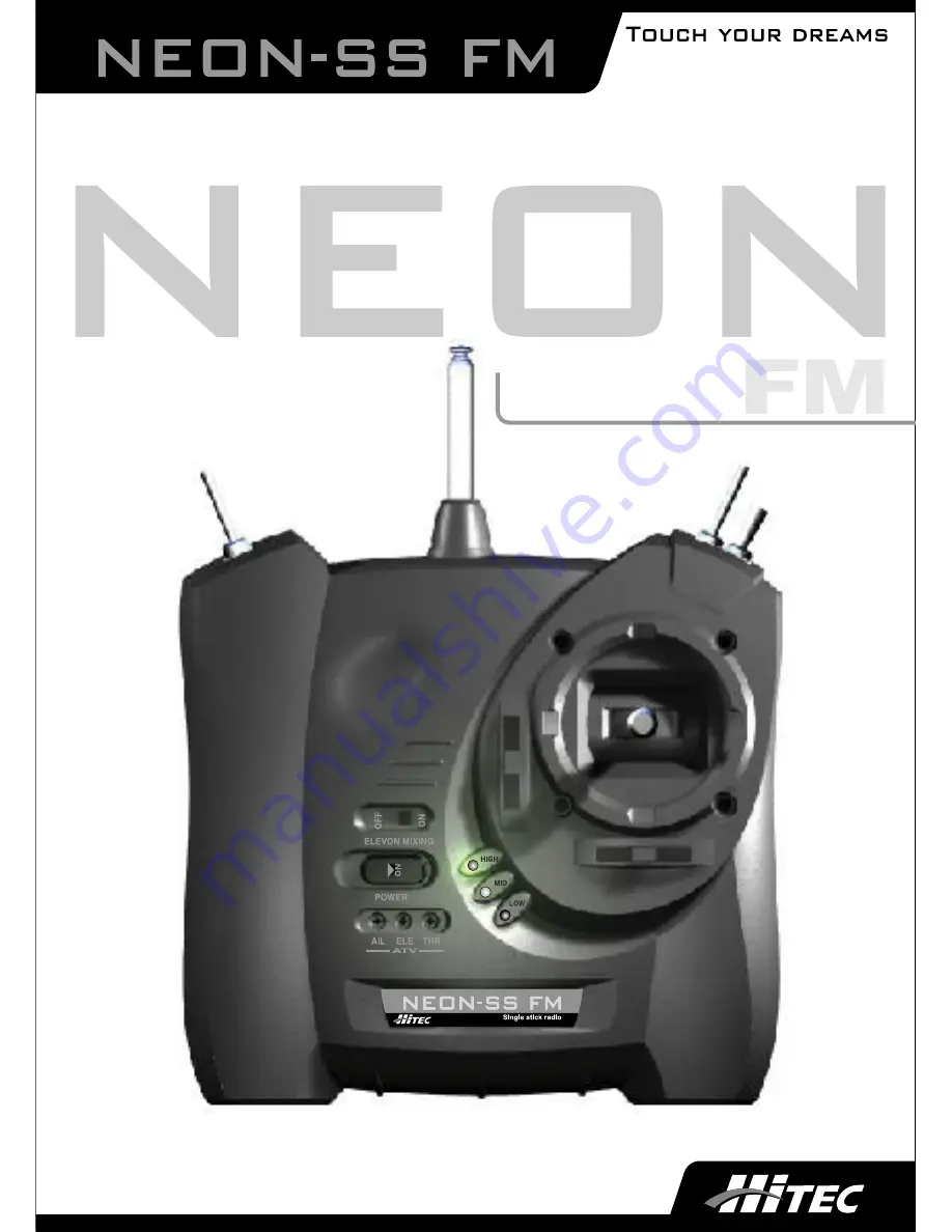 HITEC NEON-SS FM Скачать руководство пользователя страница 1