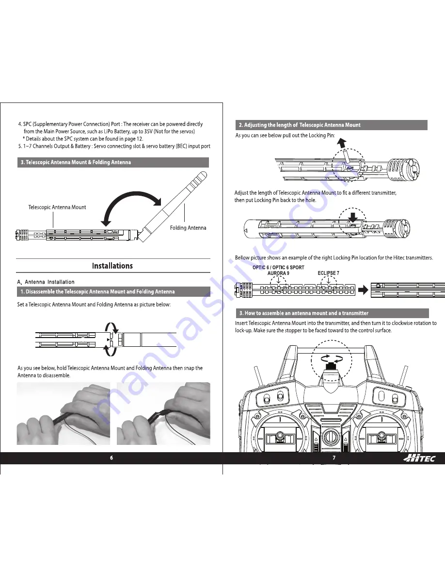 HITEC SPECTRA 2.4 Скачать руководство пользователя страница 4