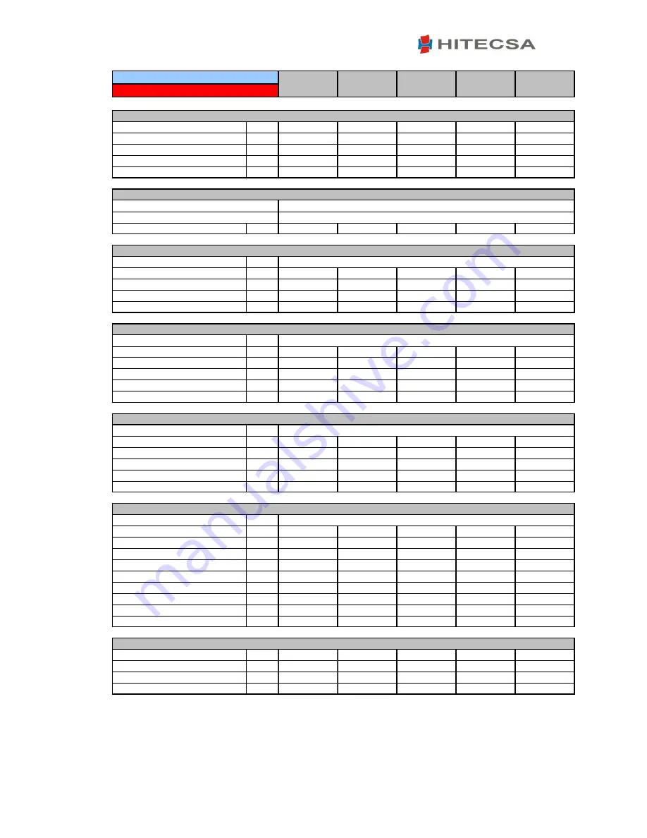 Hitecsa ACVA STD 1001 Installation, Operation And Maintenance Instructions Download Page 12