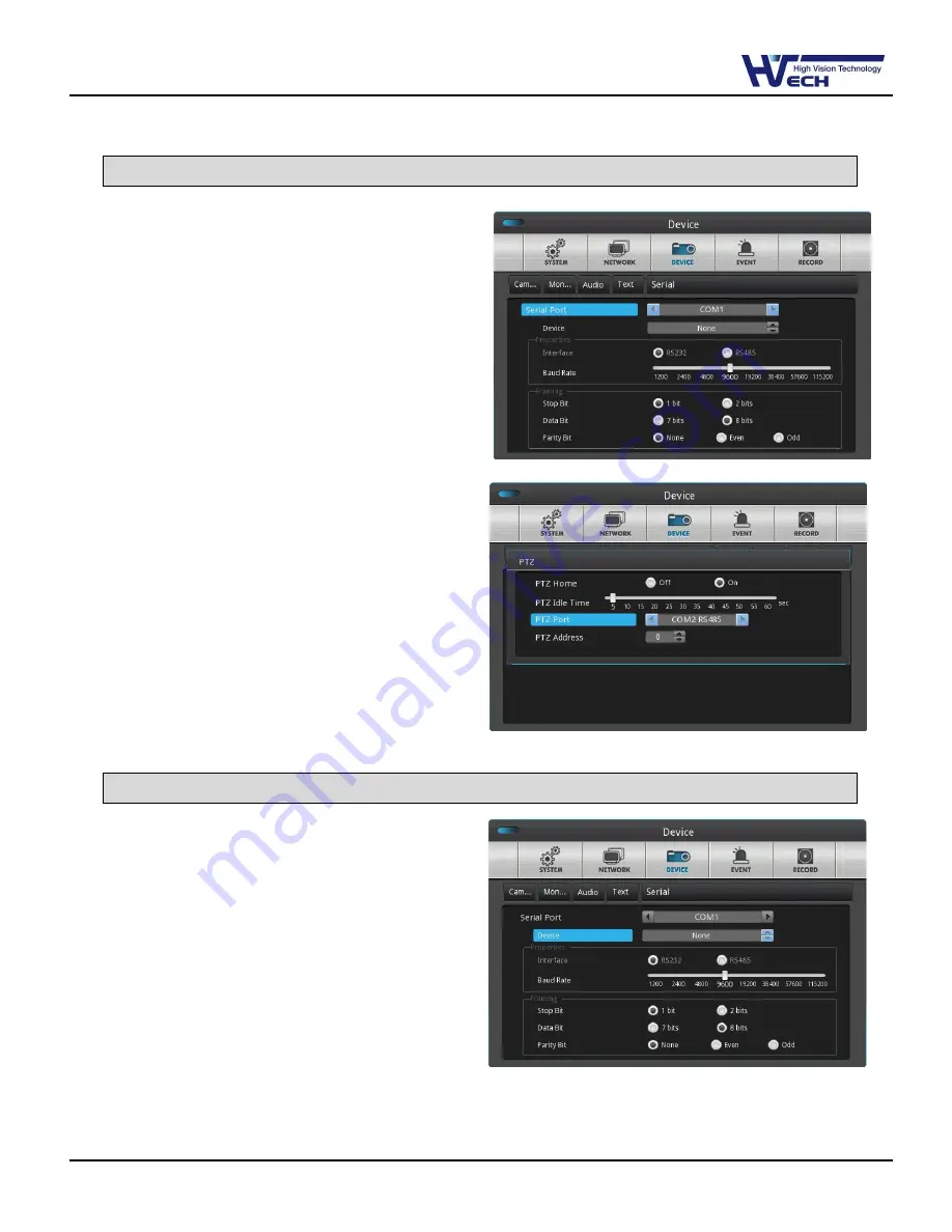 HiVisionTech HF-1612 Install & User'S Manual Download Page 31